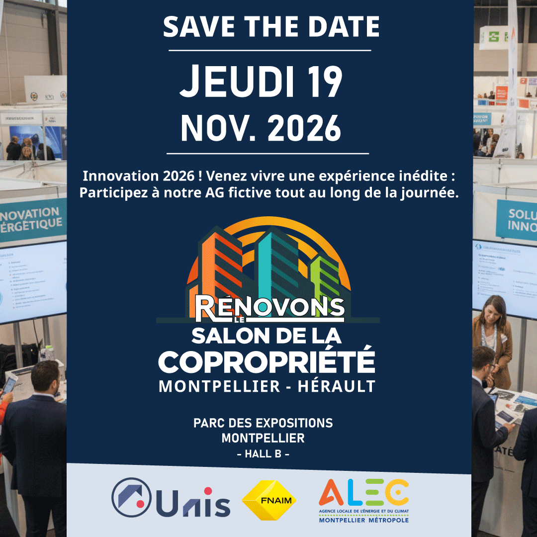 SAVE THE DATE Salon de la Copropriété Montpellier